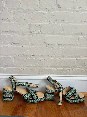 Marc Fisher Woven Heeled Sandals thumbnail 2