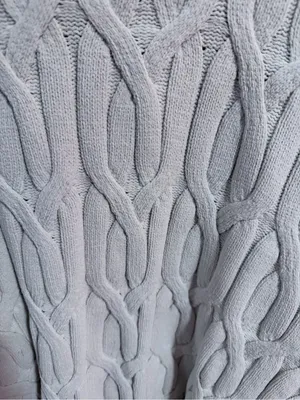 lululemon athletica Cream Cable-Knit Crewneck Sweater thumbnail 2