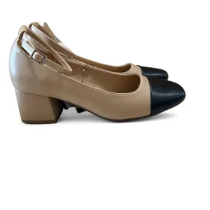 Forever 21 Two-tone black and cream Mary Jane sling back thumbnail 5