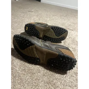 SKECHERS Biker Athletic Shoe Fashion Sneaker‎ BROWN/GOLD, Size 9.5 thumbnail 7