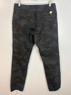 Vuori Ripstop Black/Grey Camo Climber Zipper Drawstring Pants Size Medium thumbnail 5