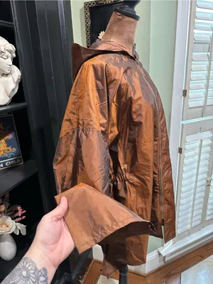 Totes Bronze Metallic Packable Raincoat – One Size (XS–2XL) thumbnail 5