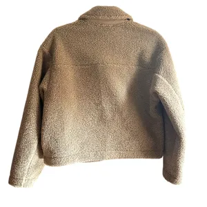 UNIQLO‎ Windproof Fleece Buttoned Jacket Olive X-Small thumbnail 3