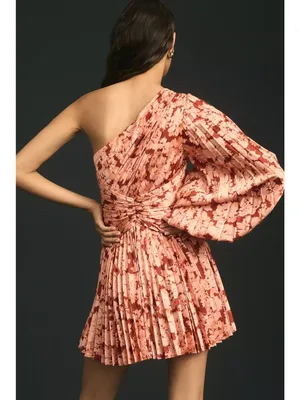 NWT Acler Auroa Floral Pleated Mini Dress Size 6 thumbnail 2