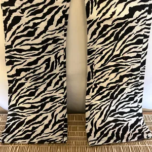 Motel Rocks Zoven Trousers in‎ 90’s Zebra Black and White Size XS thumbnail 3