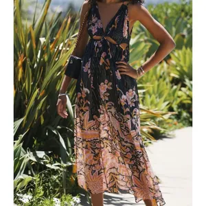 Anthropologie Cutout Maxi Dress Sheer Black Motif Size‎ XS Cover Up Boho thumbnail 4