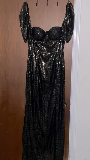 House of Harlow Floriana maxi dress black thumbnail 8