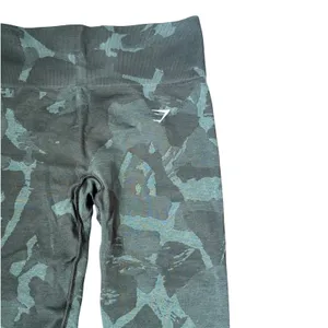 Gymshark Adapt Camo Seamless Leggings Womens Small Green Grey Scrunch Bum B1A2K thumbnail 3
