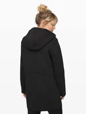 Lululemon Urban Horizons Jacket Heathered Core Black / Black size medium thumbnail 2
