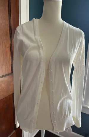 Forever 21 NWOT White Cardigan thumbnail 1