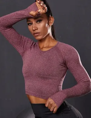 SheIn Raglan Sleeve Sports Tee & Thumb Hole thumbnail 2