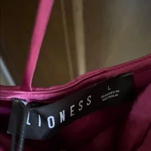 NWT Lioness Walk The Line Midi Dress Magenta Large thumbnail 10