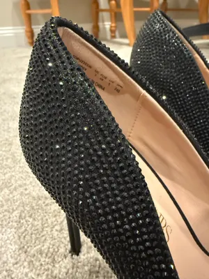 Sparkly Black Stiletto 7 thumbnail 3