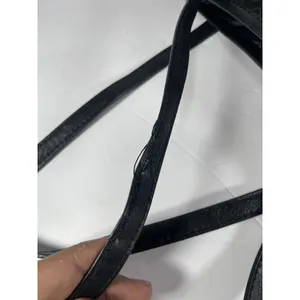 Tommy Hilfiger Black Logo Tote Bag Gold Hardware Bag Charm Zipper Accents thumbnail 14