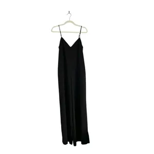 Anthropologie Hutch Mega Wide Leg Jumpsuit Black Size Small Spaghetti Strap thumbnail 2