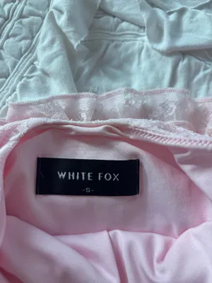 White Fox Pink hoco Dress thumbnail 4