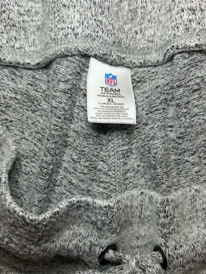 NFL Women’s Heather Gray Heather Jogger Pants with Drawstring Waist Size XL thumbnail 3