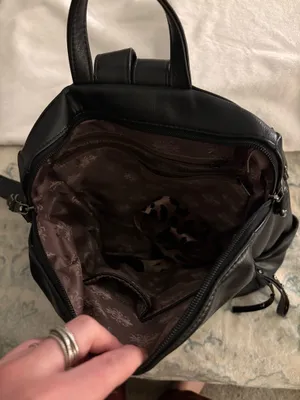 Fashionable backpack Black thumbnail 2
