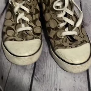 Coach - Logo High Tops - Shearling Lined - 8.5 - Brown thumbnail 6