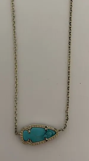 Kendra Scott Turquoise Necklace Gold thumbnail 1