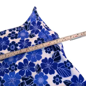 L.L.Bean Blue White Floral Tankini Swim Top Women’s Size 10 Coastal Resort Swim thumbnail 8