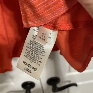 Free People Swing Tank Top Pleated High Low Sleeveless‎ Coral Size S thumbnail 5