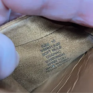 Banana Republic factory soft mules‎ cognac size 10 thumbnail 6