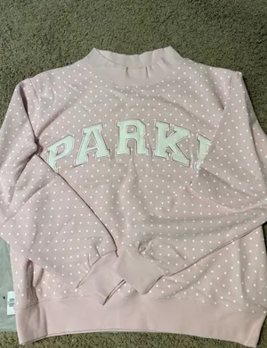 PARKE polka dot mockneck heritage varsity  thumbnail 2