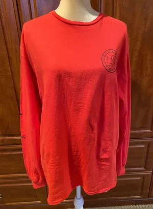 Puppie Love Red Long Sleeve Shirt thumbnail 1