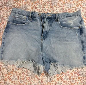 Good American High-Rise Denim Shorts thumbnail 1