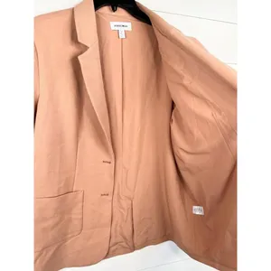 Nordstrom Two Button Notched Lapel Front Pockets Blazer Jacket Sz M Relaxed Fit thumbnail 4