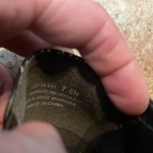 David Tate "Dynasty" Stretchy Fabric and Leather Cap-Toe Slip-Ons. 7.5 thumbnail 3
