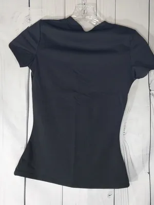 Gym Vixen Black Logo Women's Performance Athletic Gym Activewear Tee NWT thumbnail 8