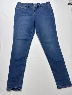 Jessica Simpson Kiss Me Skinny Blue Denim Jeans Size 14/32 thumbnail 1