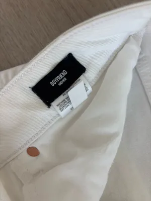 Express White Boyfriend Ripped Jeans thumbnail 3
