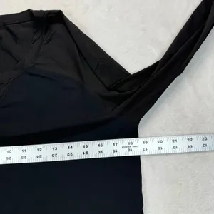 Lululemon Long Sleeve Top Athletic Training Running Black Size M‎ READ Size M thumbnail 2