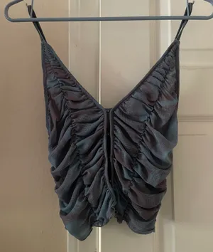 Rouched Mesh Tank Top thumbnail 1