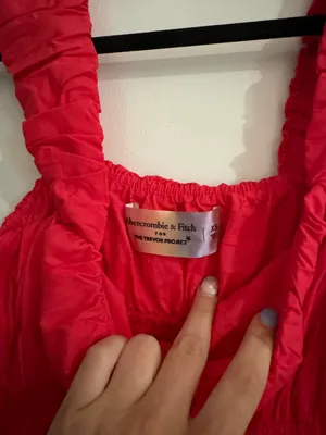 Abercrombie And Fitch Ruffle Dress Xs thumbnail 3