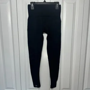 SET‎ ACTIVE Leggings Womens S Black Sculptflex Ribbed Seamless High Rise Gym thumbnail 2