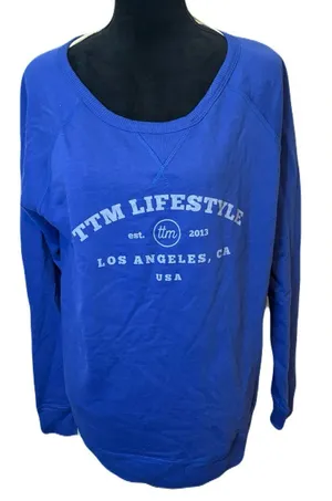 (Tim Lifestyle) Los Angeles Off the Shoulder Crewneck: Size XL thumbnail 1