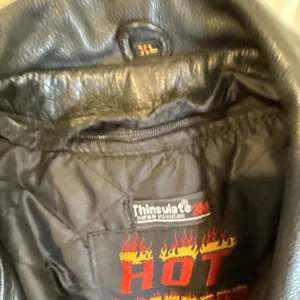 Hot Leathers Studded Black Motorcycle Jacket Zip Out Lining Harley patch Size XL thumbnail 14