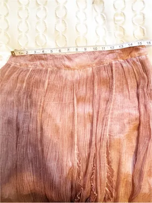 Free People‎ Follow Me Ruffle Skirt size 12 Boho Flowy Airy Ruffle Romantic thumbnail 7