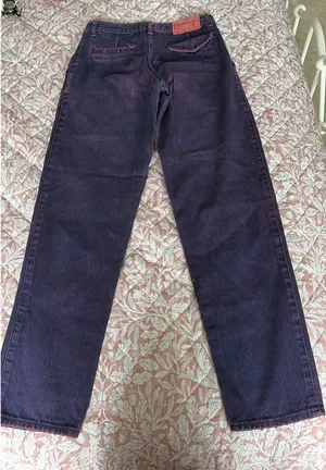 Hand painted jeans Purple Size 2 thumbnail 2