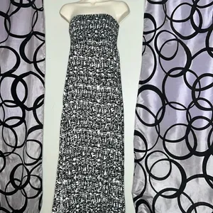 Divided H&M Strapless Maxi Dress Size Medium thumbnail 2
