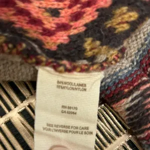 Free‎ People Tan Wool Blend Aztec Cardigan Size Small thumbnail 8