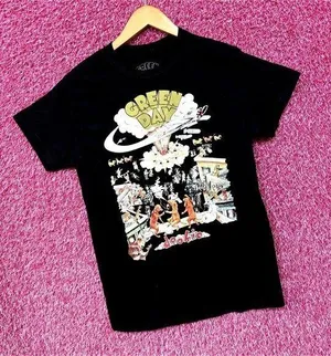 Green Day Dookie Album Cover Art Punk Rock Tee S thumbnail 1