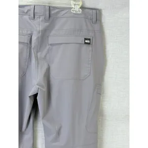 REI Co-op Savanna Trails Pants Womens 16 Petite Gray Hiking‎ Cargo Roll Up Hem thumbnail 8