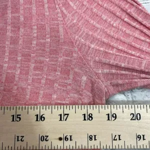 Rewind Boho Pink Crochet Detail Ribbed Long Sleeve top XL cottagecore thumbnail 12