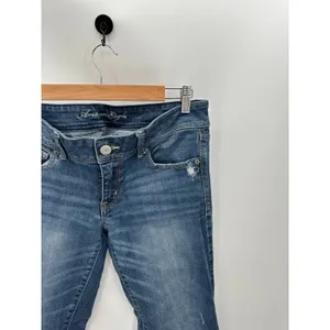American Eagle‎ Y2K Mid Rise Slim Boot Denim Jeans Womens Size 12 Casual Staple thumbnail 4