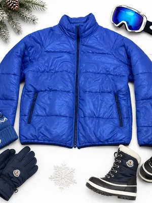 Patagonia Patched Blue Down Puffer Coat Jacket Full Zip Insulated Women L FLAWED thumbnail 3